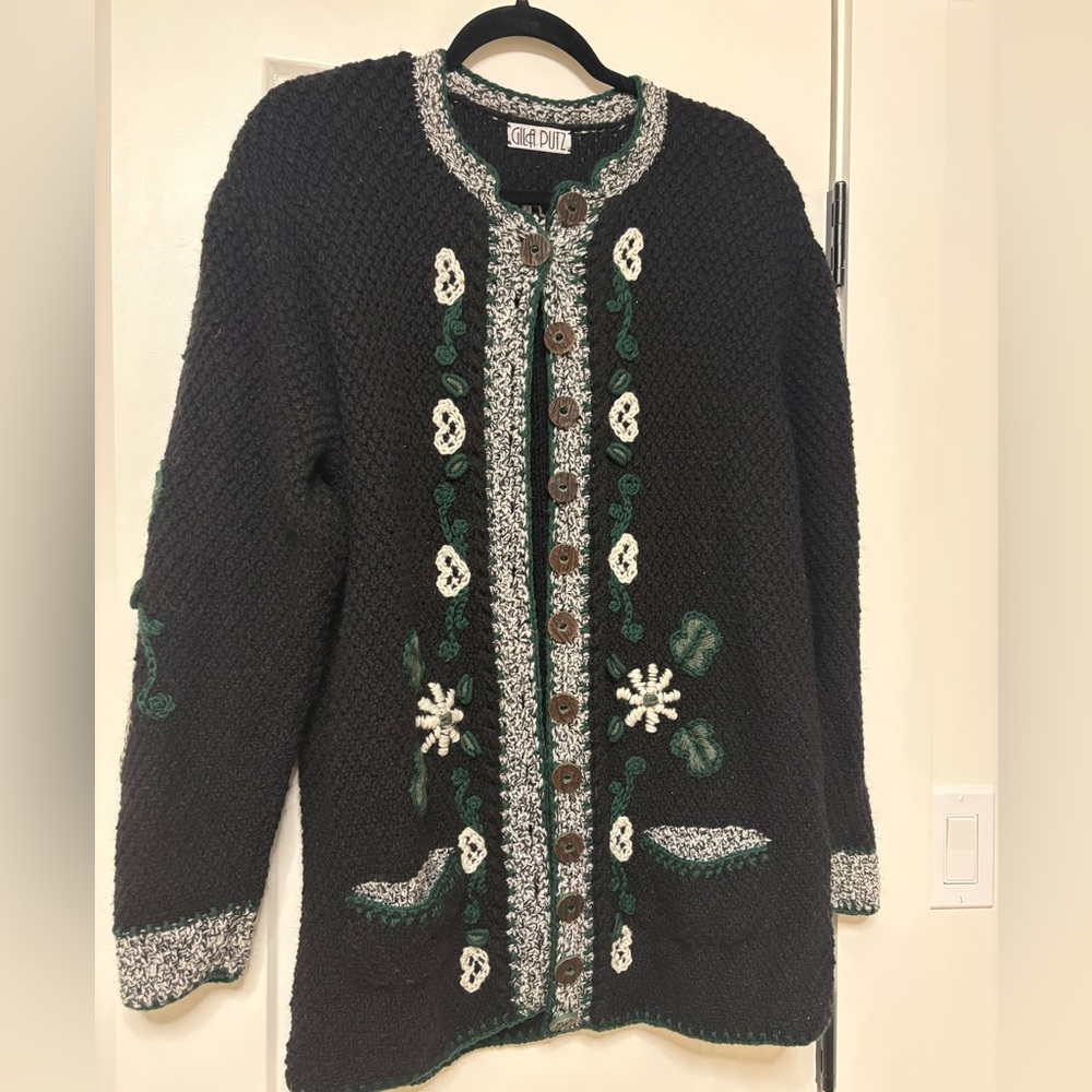 Vintage Wool Gilca Putz sweater